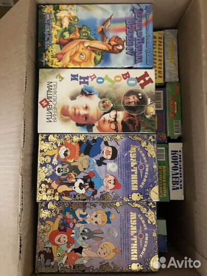 Видеокассеты мультфильмы