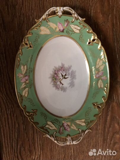 Старинная тарелка