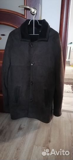 Дубленка натуральная мужская 48 50 размер