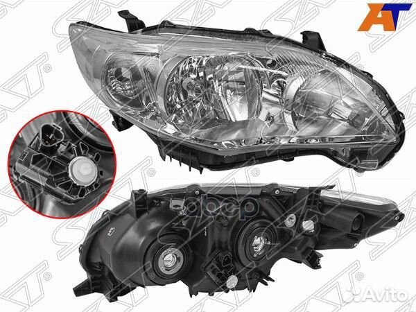 Фара с эл.кор. Toyota Corolla 10-13 Правая (14