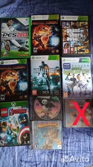 Диски на xbox 360