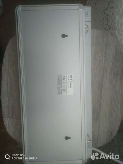 Табличка выход с встроенным аккумулятором