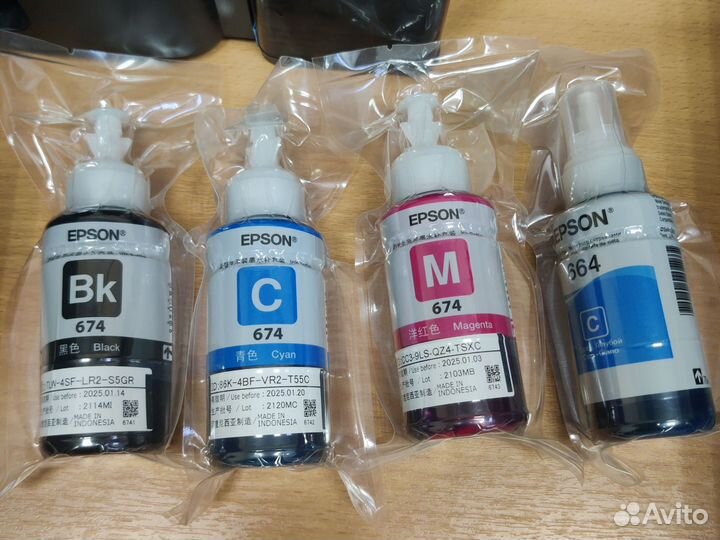 Чернила для принтера epson