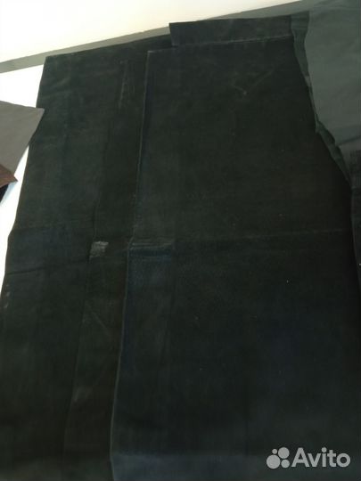 Натуральная кожа замша мех норки куски