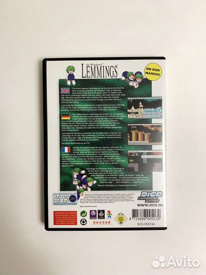 Lemmings + Oh No More Lemmings лицензия DVD-box