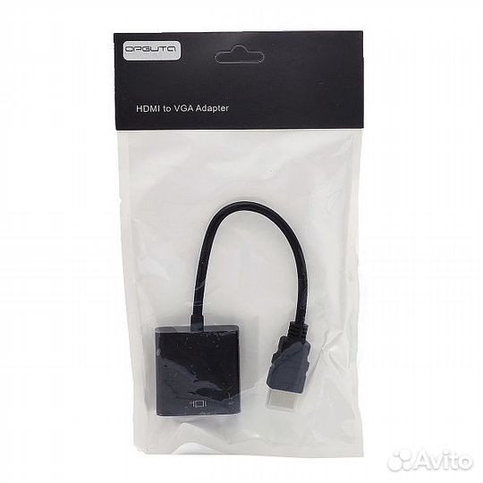 Переходник (hdmi шт - VGA гн)