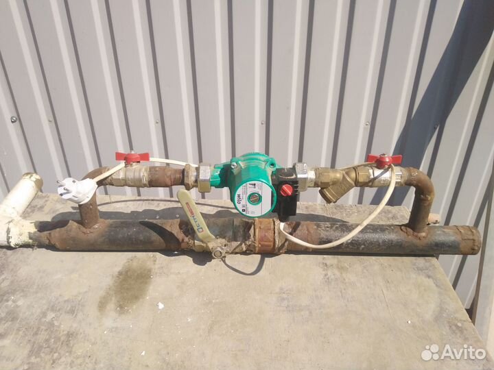 Циркуляционный насос для отопления с бай пасом