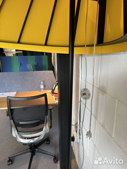 Торшер напольный с абажуром