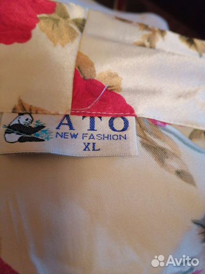 Халат женский шёлковый 52 размер