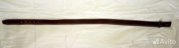 Ремень мужской,кожаный,без пряжки 108/4 см