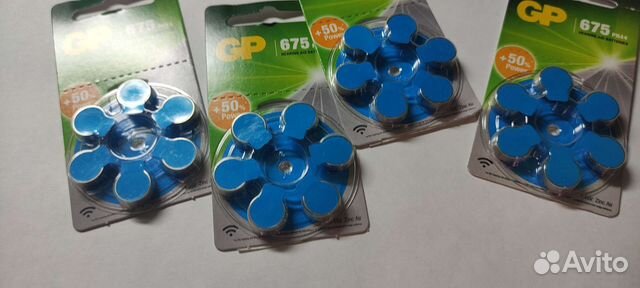 Батарейки GP 675 pr44 для соуховых аппаратов