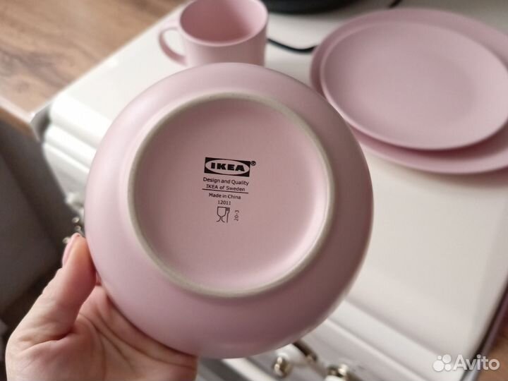 Столовый набор IKEA приборы посуда