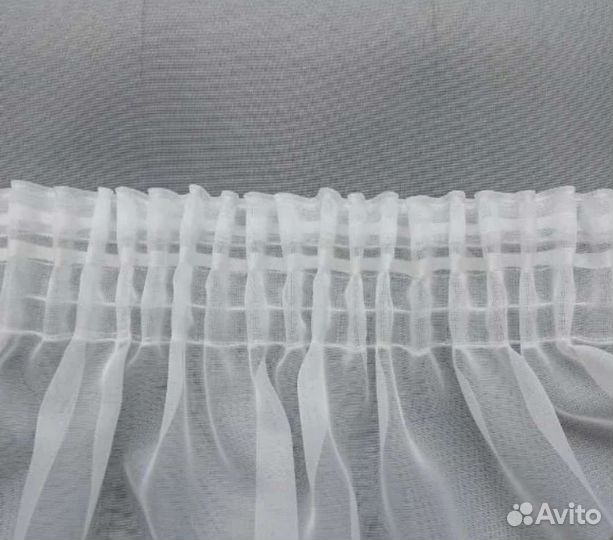 Тюль штора готовая вуаль 10м