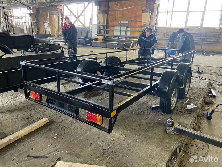 Прицеп легковой двухосный 2.5х1.5 усиленный