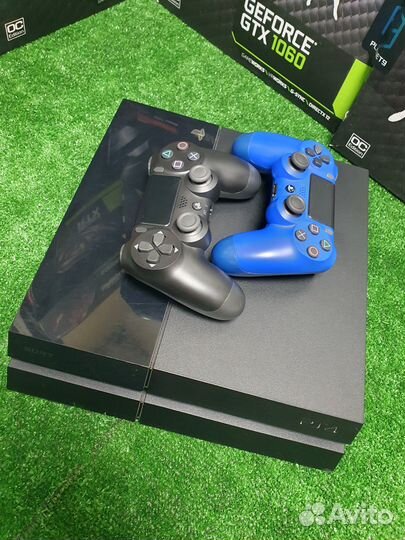 Play station 4 2 геймпада