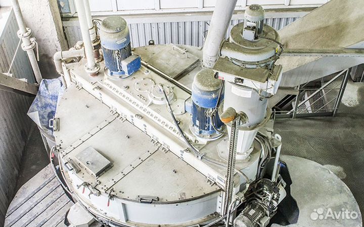 Планетарный бетоносмеситель MP 3000/2000 со скипом