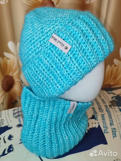 Шапочка весенняя. Комплект р. 50-54 и 56-58 р