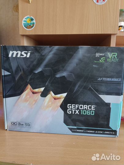 Видеокарта gtx 1060 3gb msi