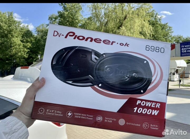 Динамики овалы pioneer 1000W новые