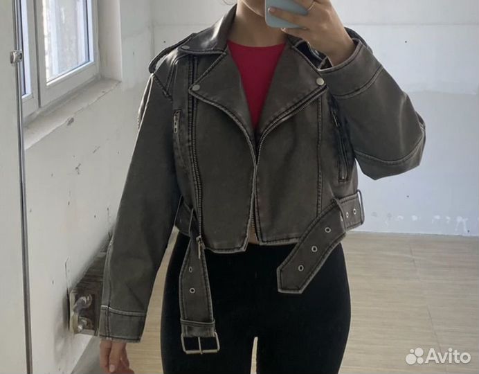 Куртка кожаная женская42 44
