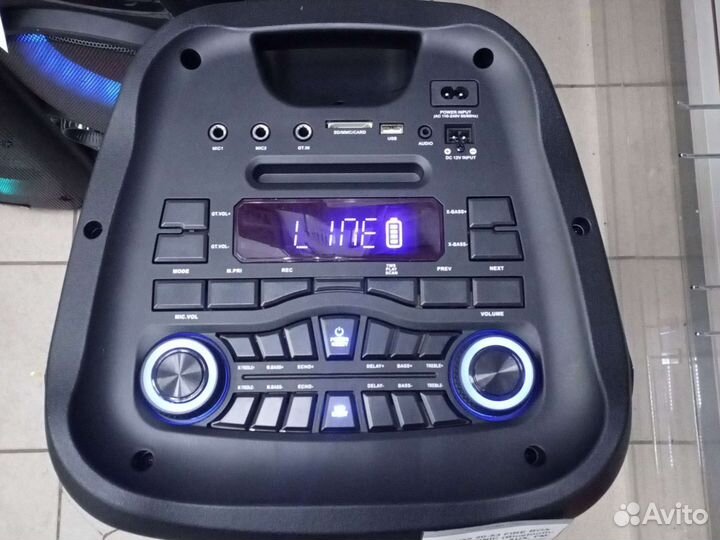 Портативная колонка bluetooth 20-53 120w eltronic