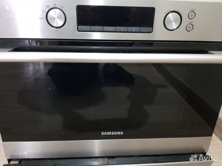 Духовой шкаф с свч samsung