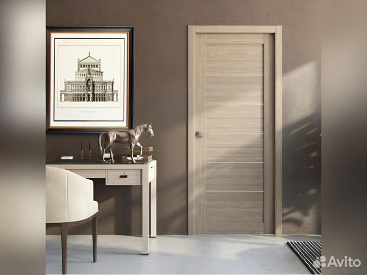 Двери межкомнатные с частичным остеклением