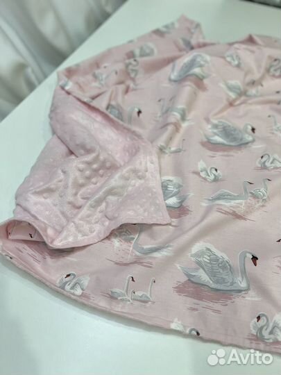 Плед детский с плюшем