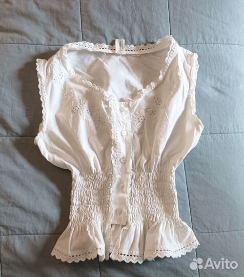 Венгерская блуза без рукавов