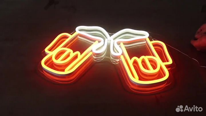 Неоновая вывеска на заказ Пиво