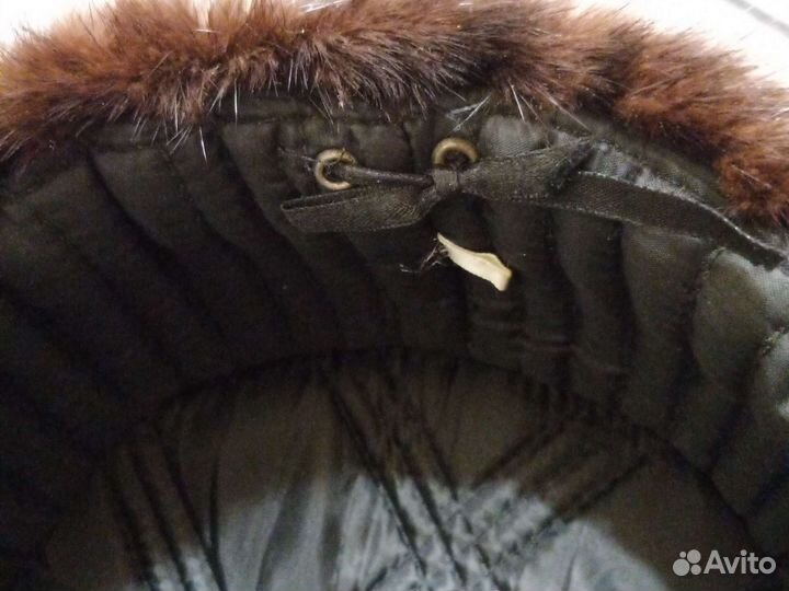 Норковая шапка мужская