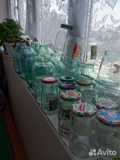 Банки стеклянные разные