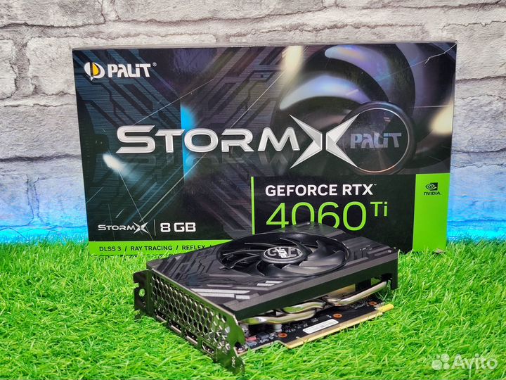 Видеокарта Palit RTX 4060 Ti StormX гарантия