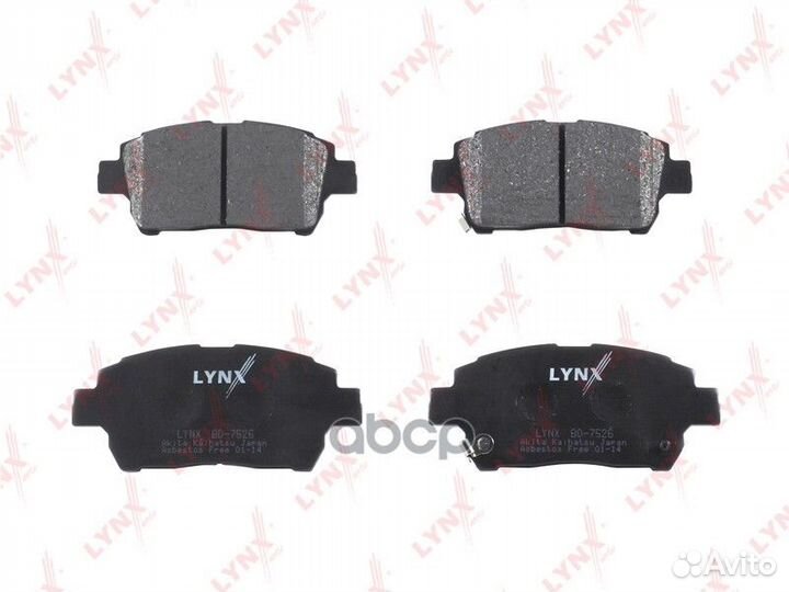 Колодки тормозные BD-7526 lynxauto
