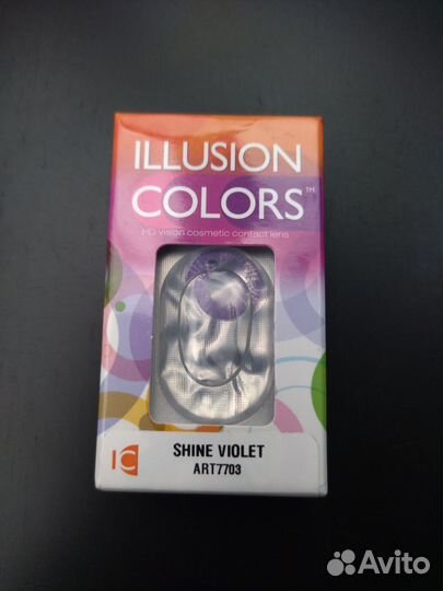 Линзы контактные цветные illusion colors