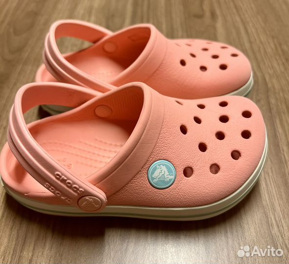 Сандалии crocs детские с8(25)оригинал сабо crocs