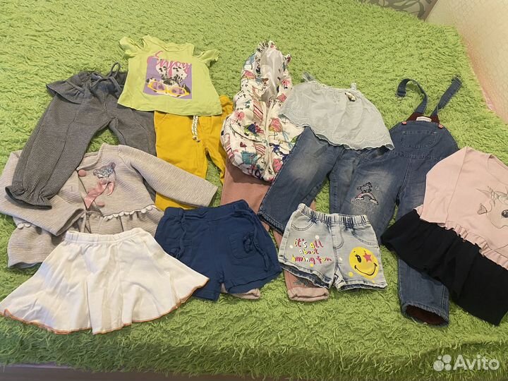 Вещи пакетом на девочку 2 года