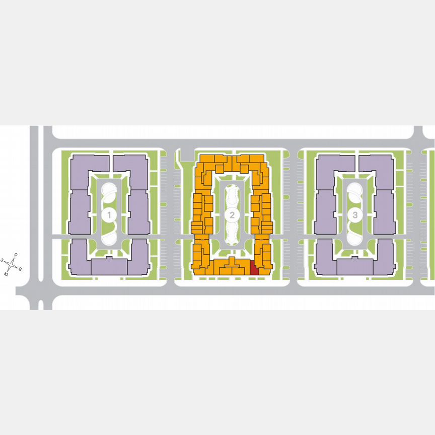 2-к. квартира, 53,1 м², 3/4 эт.