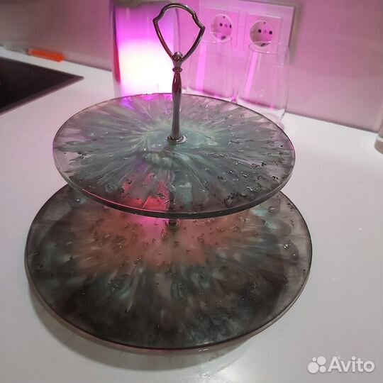 Фруктовница этажерка из эпоксидной смолы