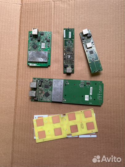 Неисправные платы и корпуса Ubiquiti