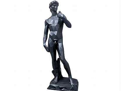 Современная скульптура Давид полигональный 195см