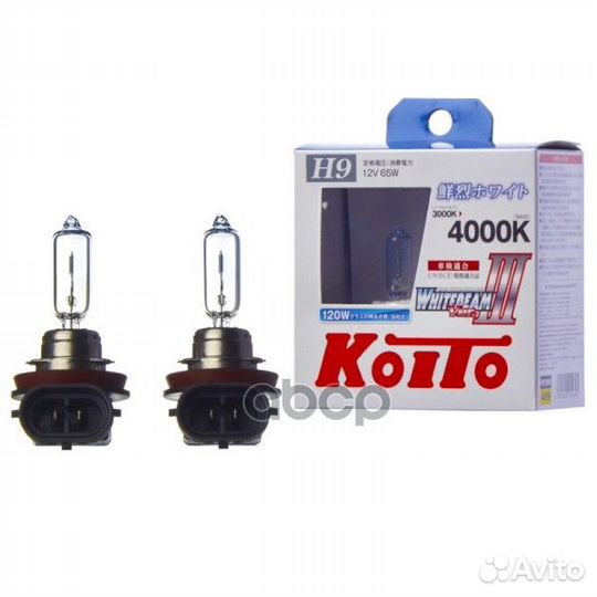 Лампа высокотемпературная Koito Whitebeam H9 12
