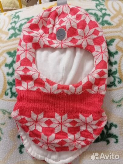 Тёплая шапка-шлем