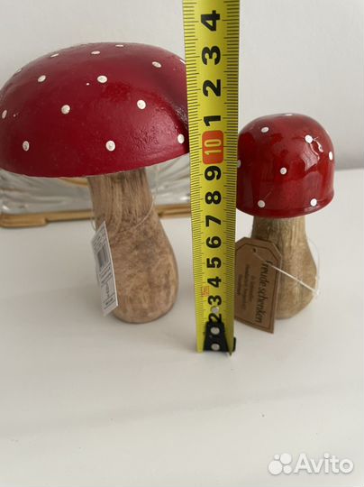 Декоративные деревянные грибы