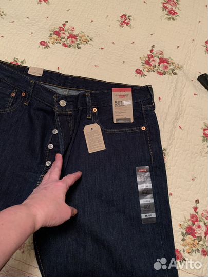 Мужские джинсы levis 501 36/30 мексика