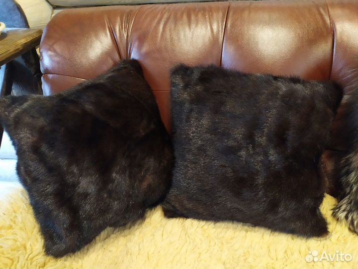 Подушки из натуральной норки