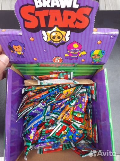 Бравл Старс 200 шт. в коробке оптом (скрепыши)