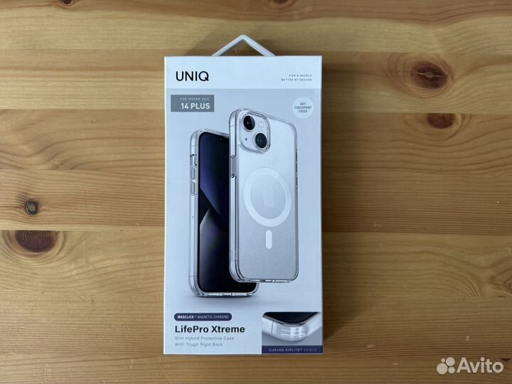Чехол прозрачный Uniq LifePro для iPhone 14 Plus