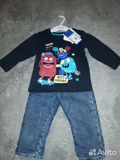 Джинсы и кофта