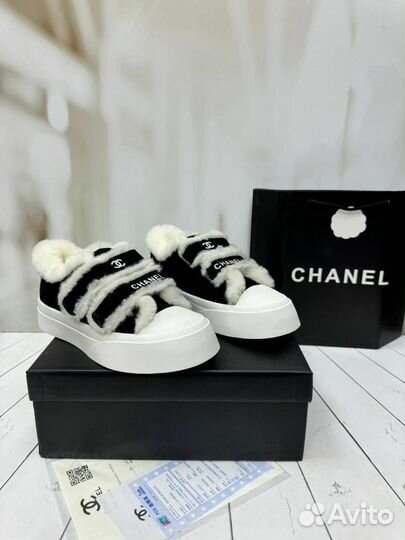 Зимние Кеды Chanel Размеры 36-40